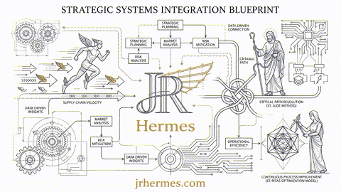 Strategic Systems Integration Blueprint — schemat planowania strategicznego JR Hermes
